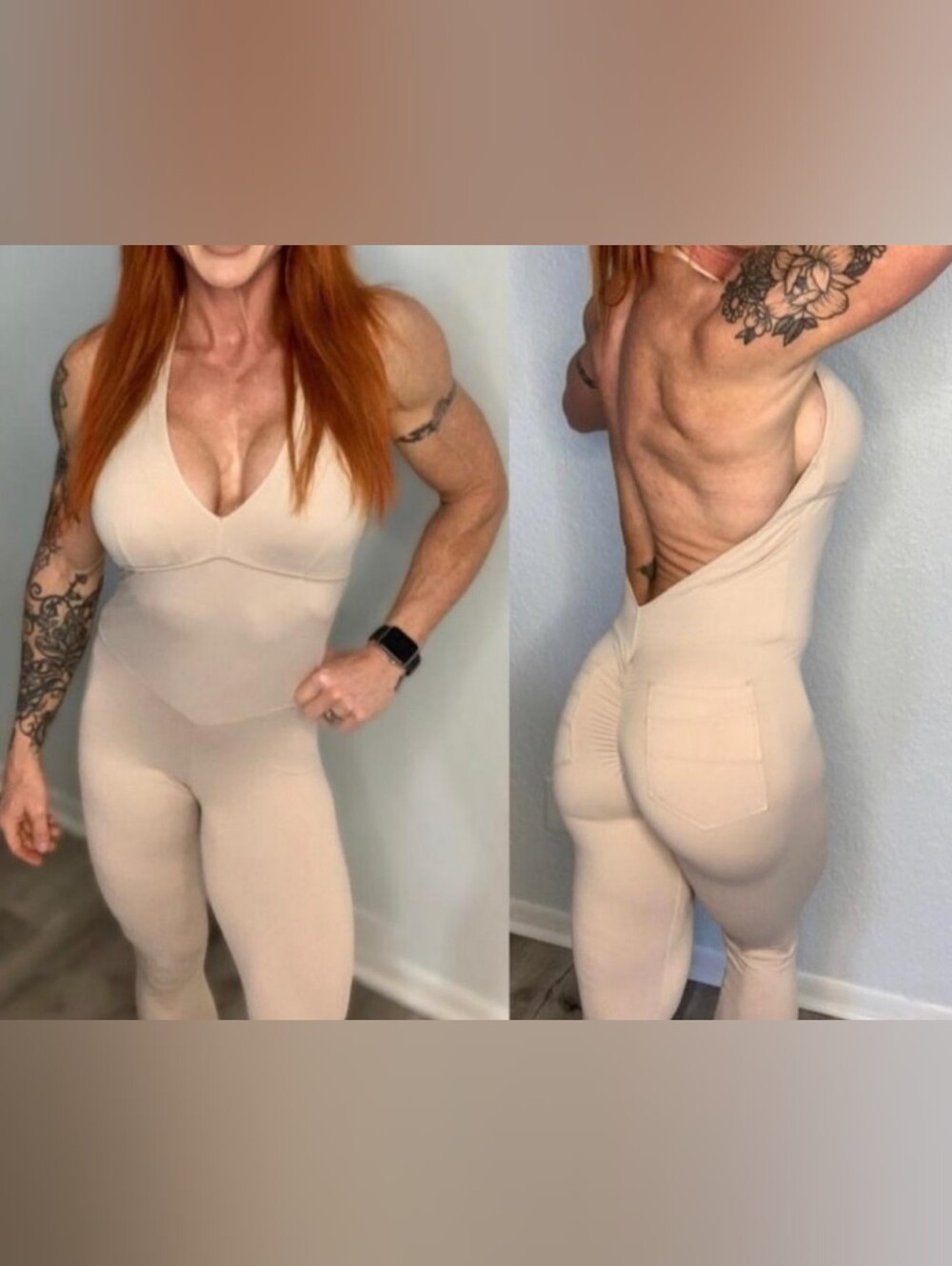 Fitness Scrunch Butt Jumpsuit